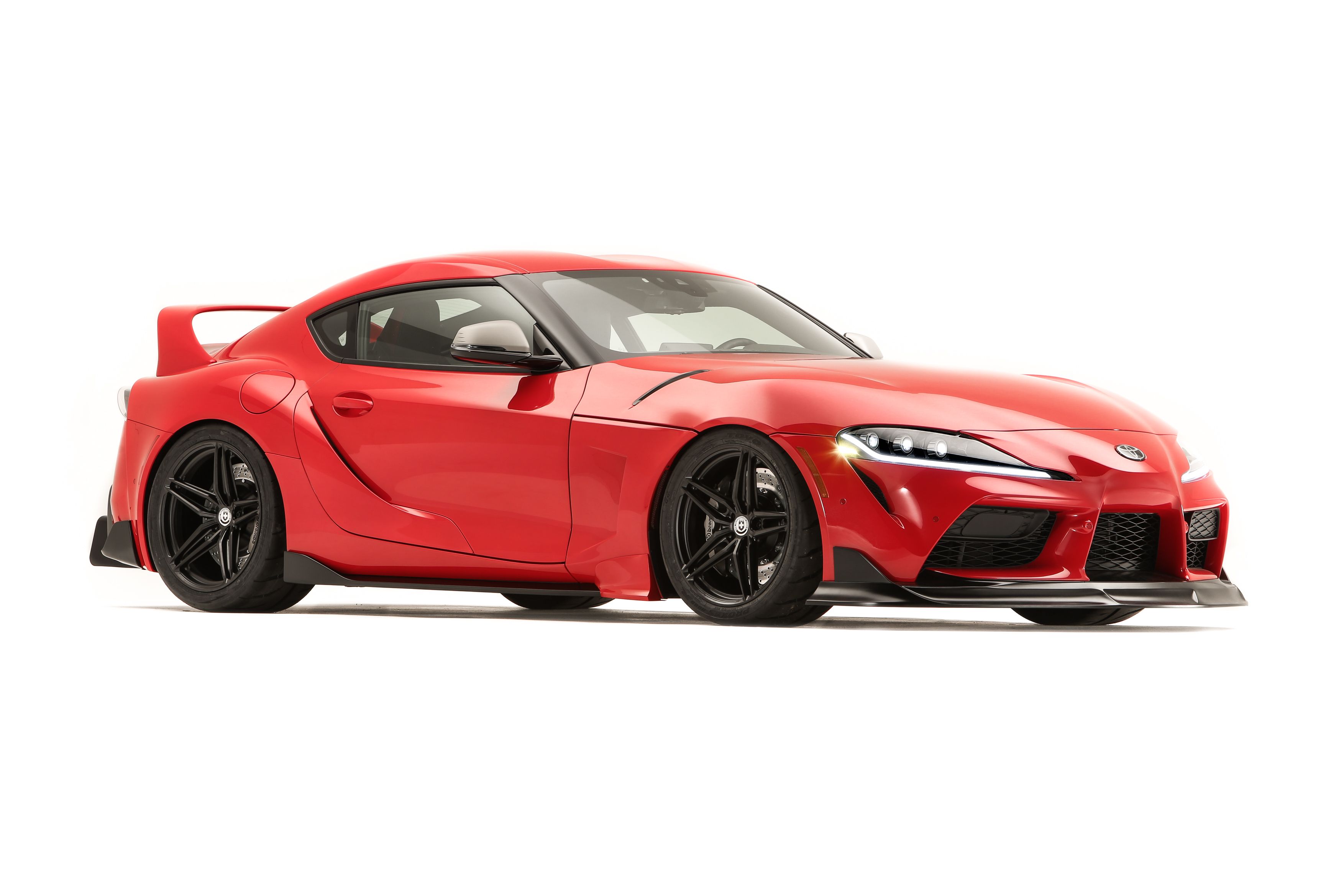 red Toyota GR Supra