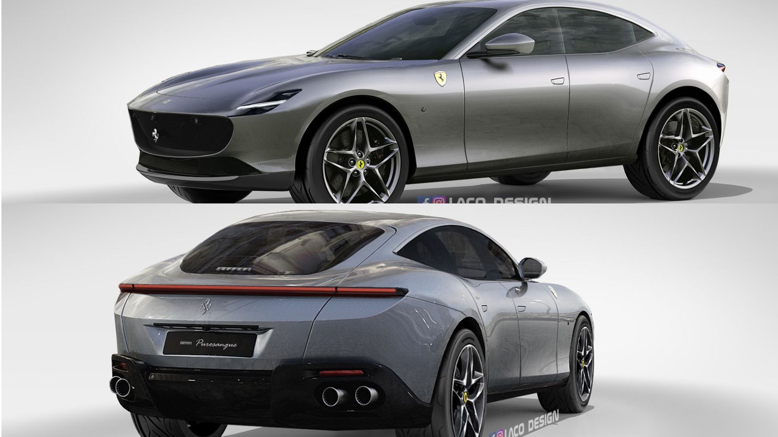 New Rendering Shows What the Ferrari Purosangue Would Look Like With ...