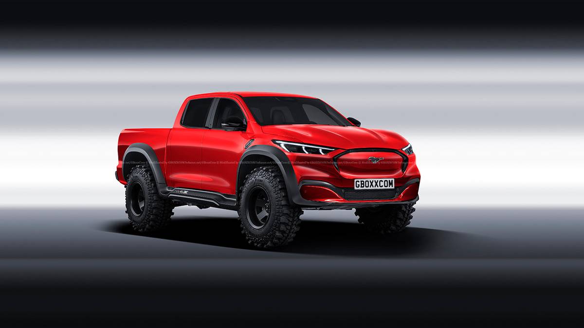 This Ford Mustang Mach-E Pickup Rendering Could be a Perfect Electric ...