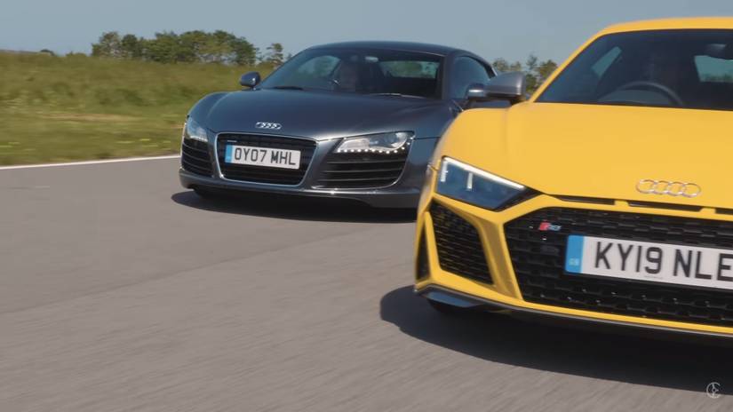 New Audi R8 Meets Old Audi R8 and The Real Winners Are Us