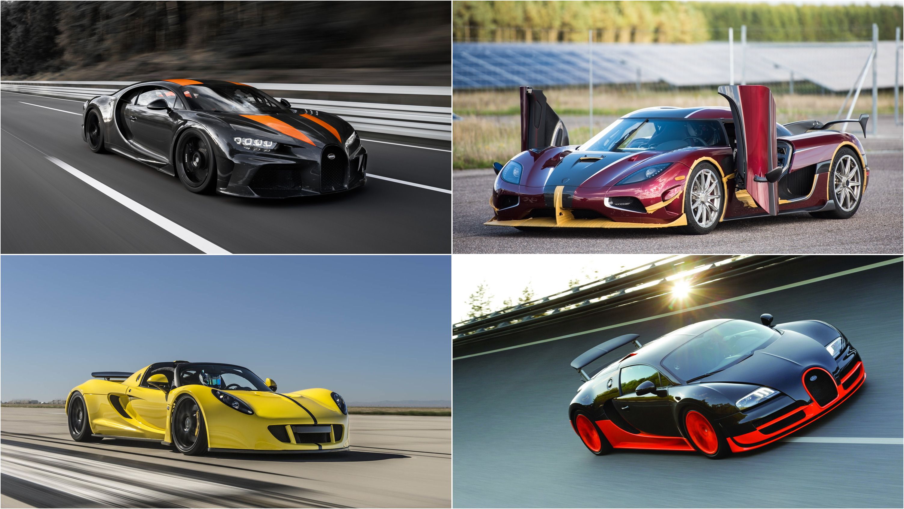 10 Fastest Cars in the World Ranked Fastest to Slowest, image size:3008x1696