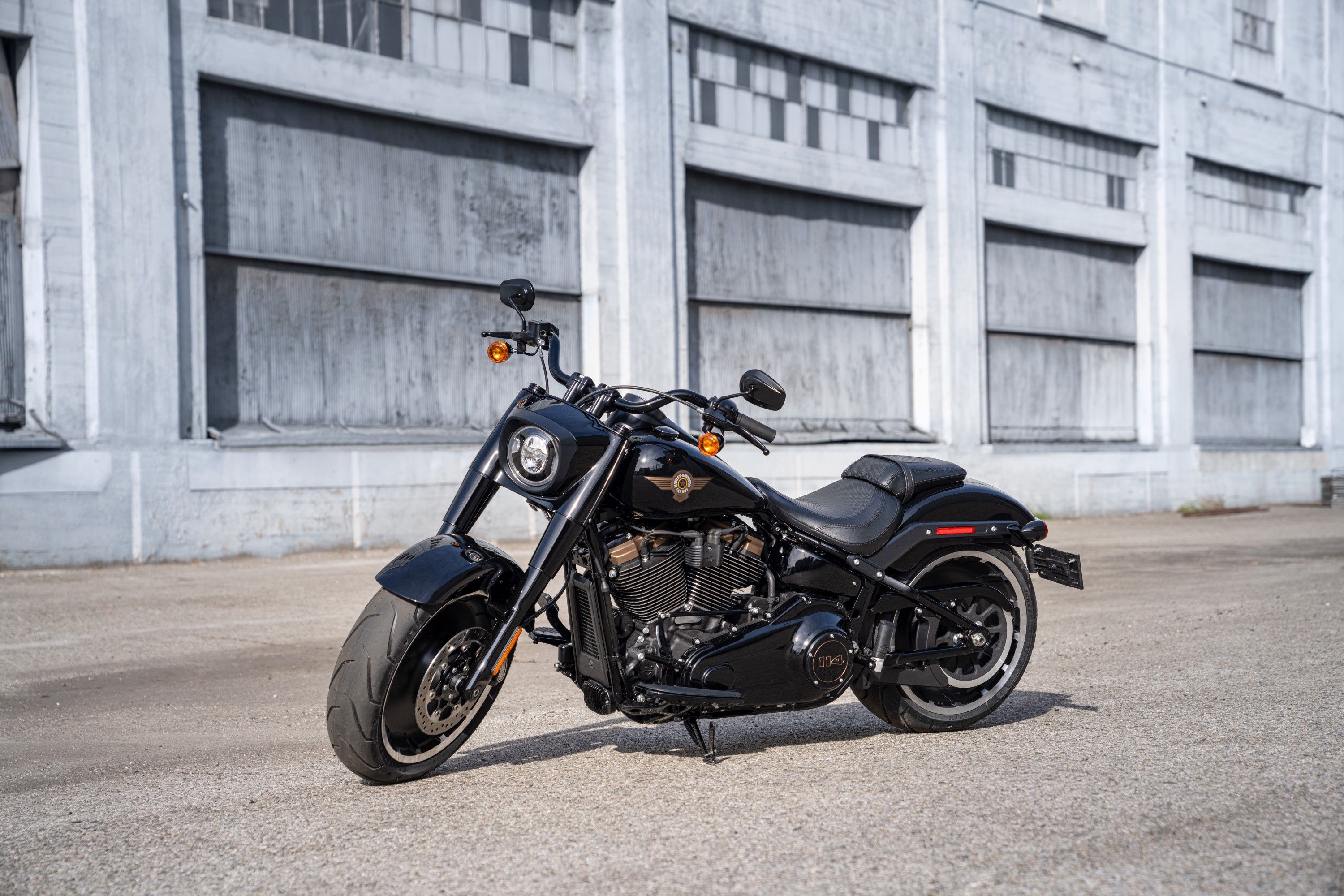 Harley davidson fatboy store black edition