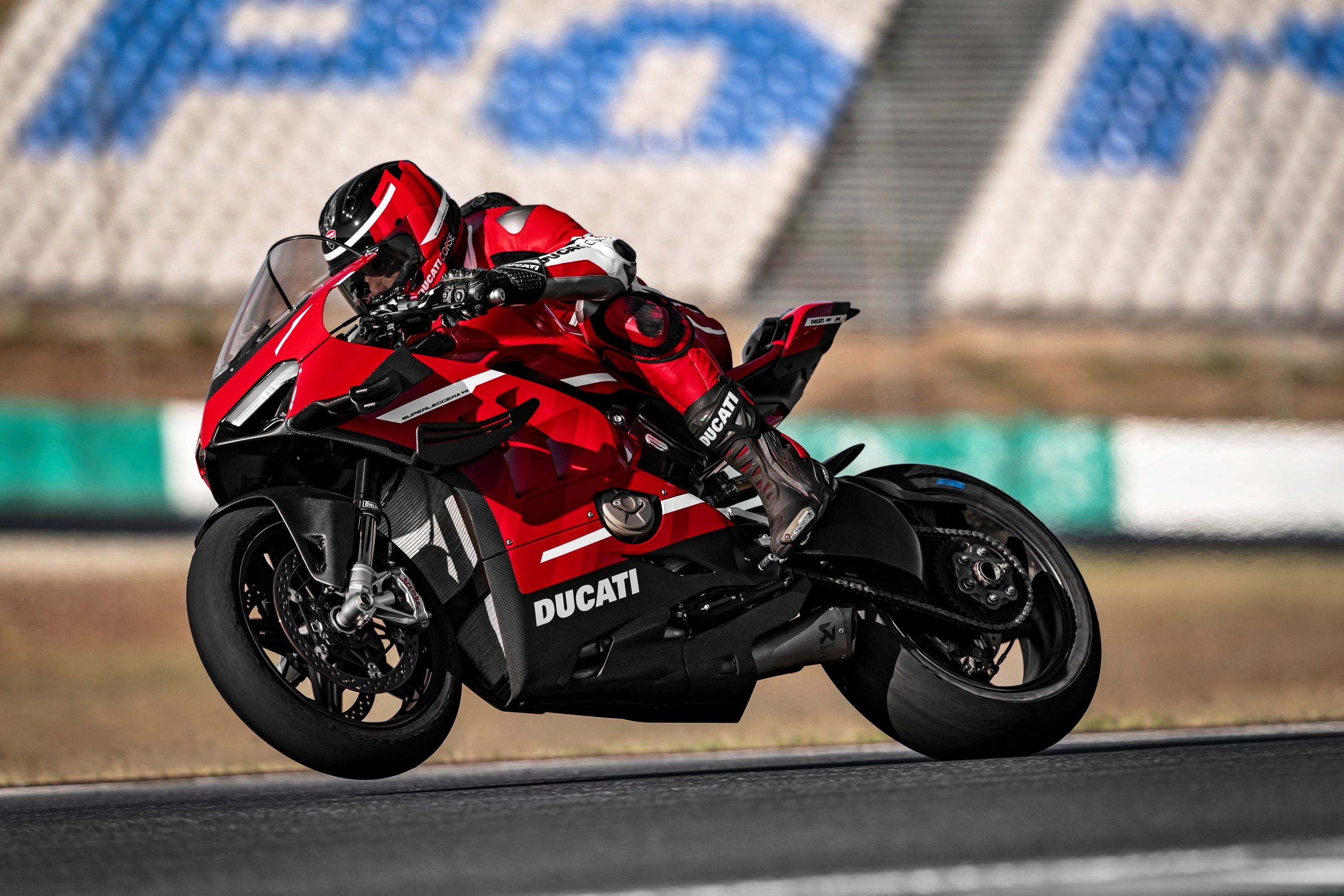 Ducati Panigale V4 riding shot