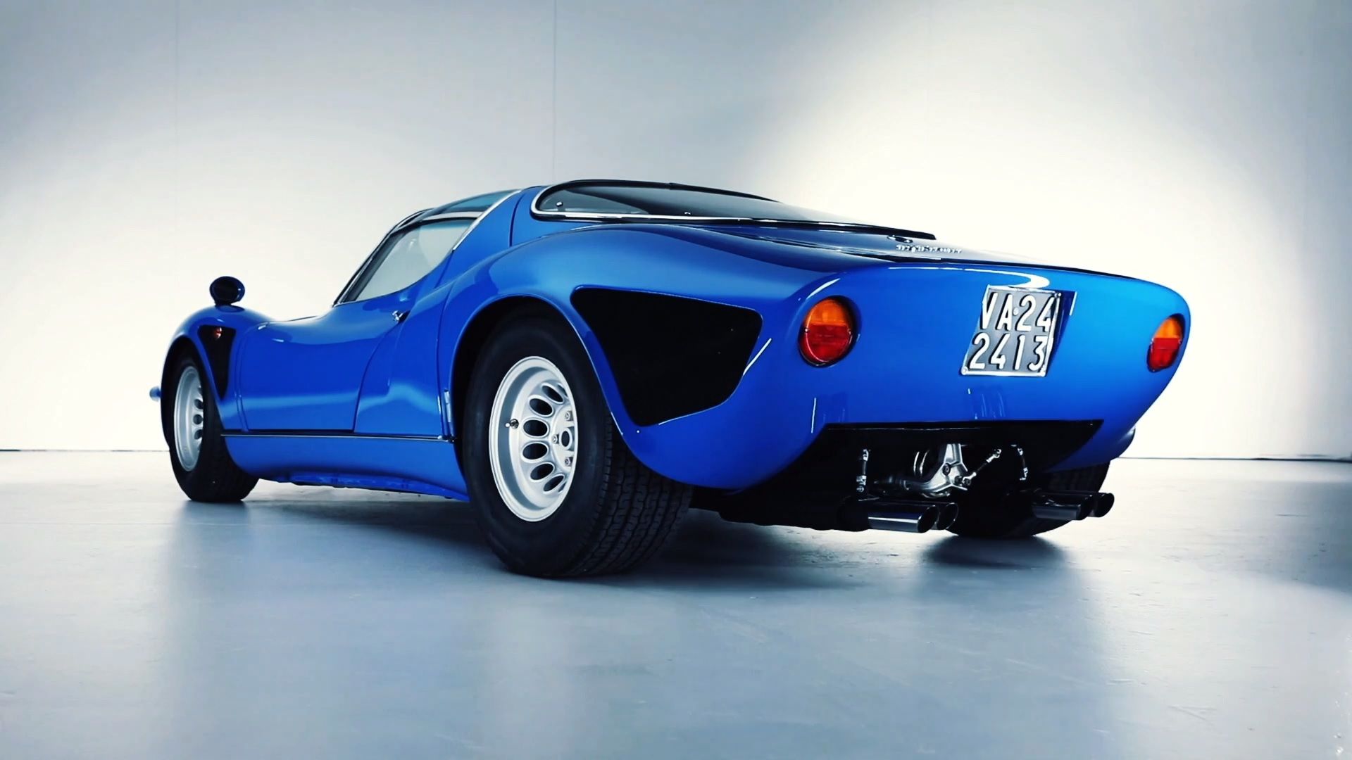 The Blue Alfa Romeo Tipo 33 Stradale Is Real, Although It Doesn't