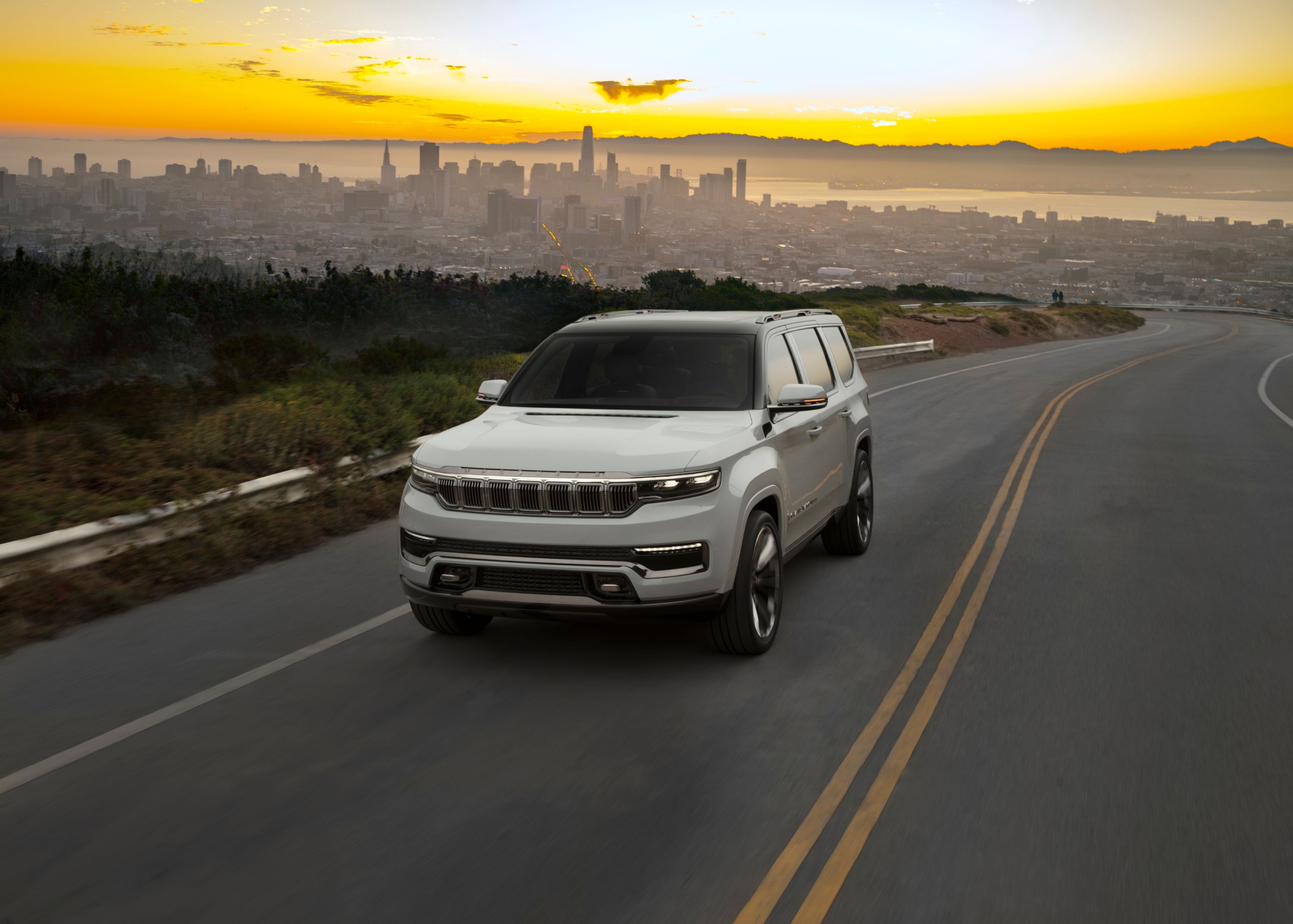 2021 Jeep Unveils The Grand Wagoneer Concept With Bold Exterior and a Technology-Rich Cabin 