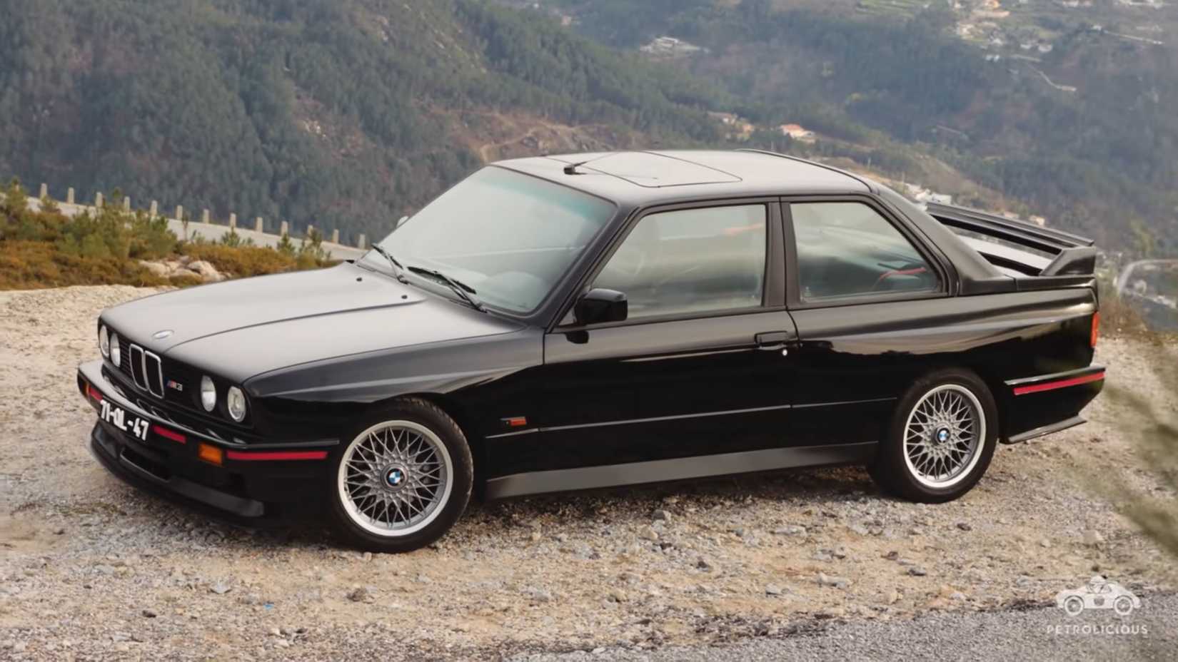 Black  BMW E30 M3 
