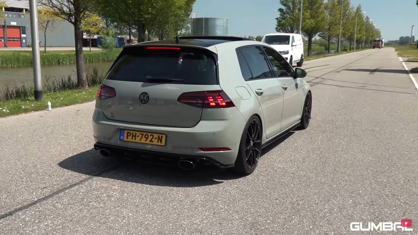 This Audi-RS-Powered VW Golf R Is Pure Performance Gold