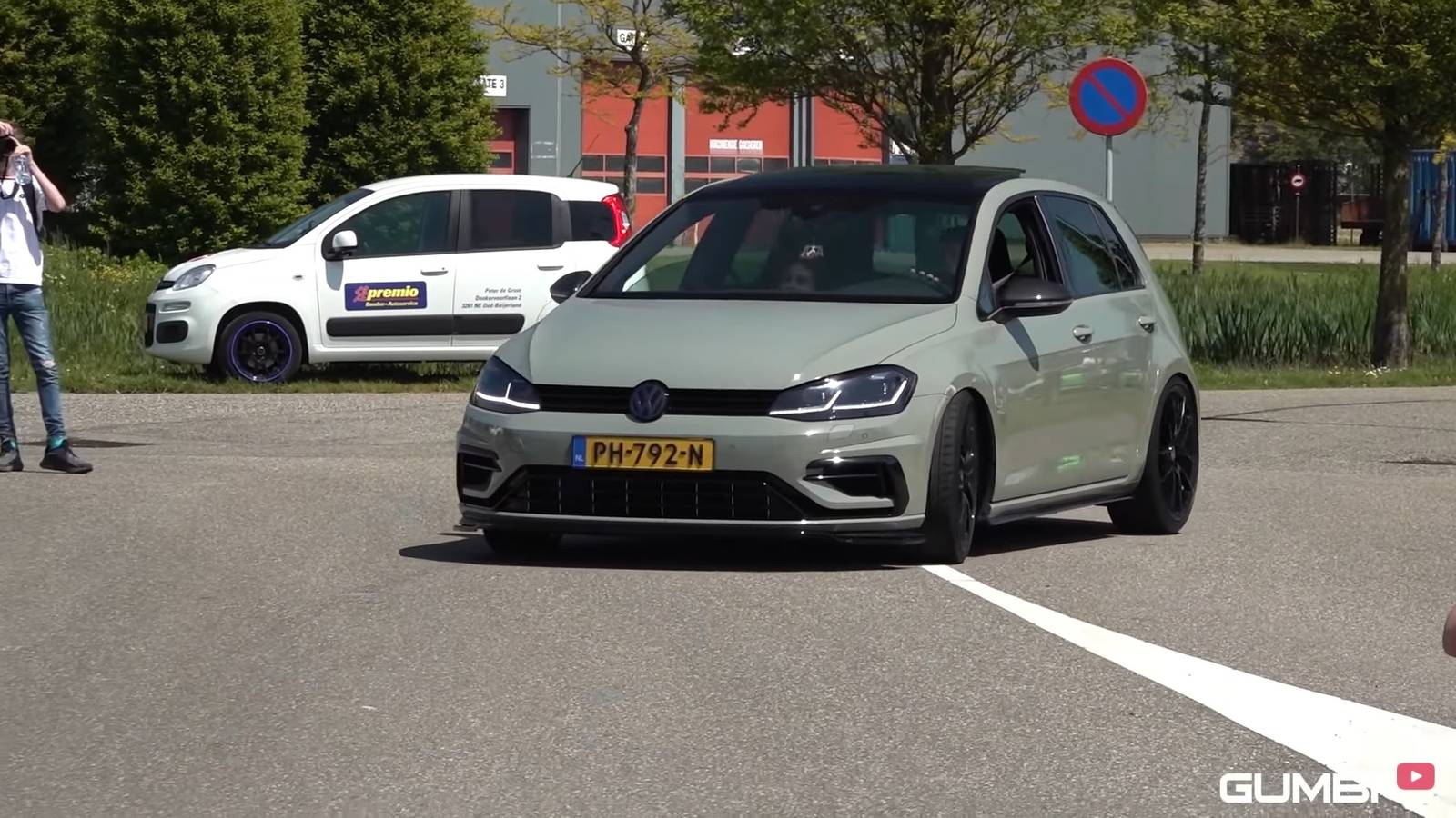 This Audi-RS-Powered VW Golf R Is Pure Performance Gold