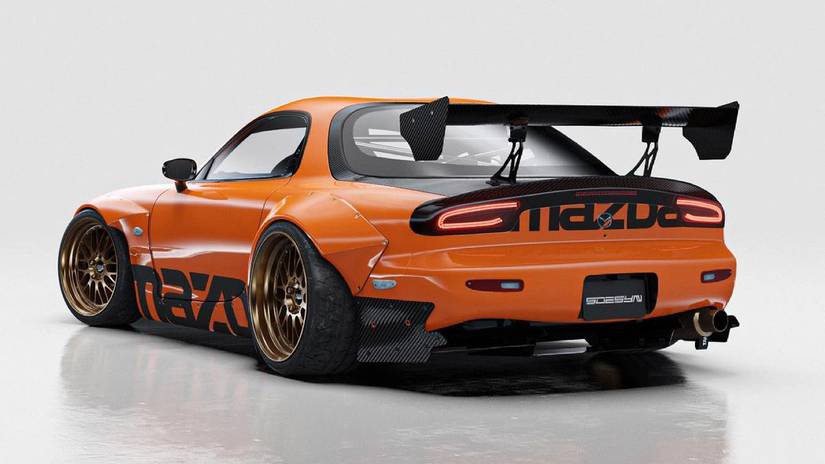 This Widebody RX-7 Rendering Will Give You Those Retrotastic 90s Vibes ...