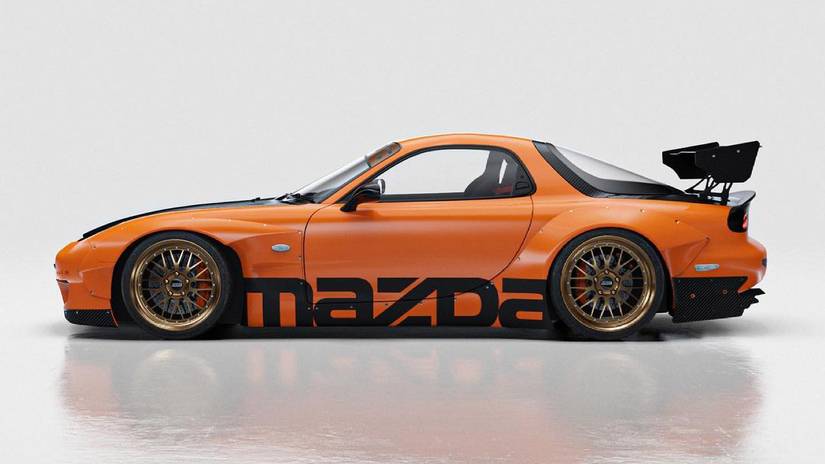 This Widebody RX-7 Rendering Will Give You Those Retrotastic 90s Vibes ...