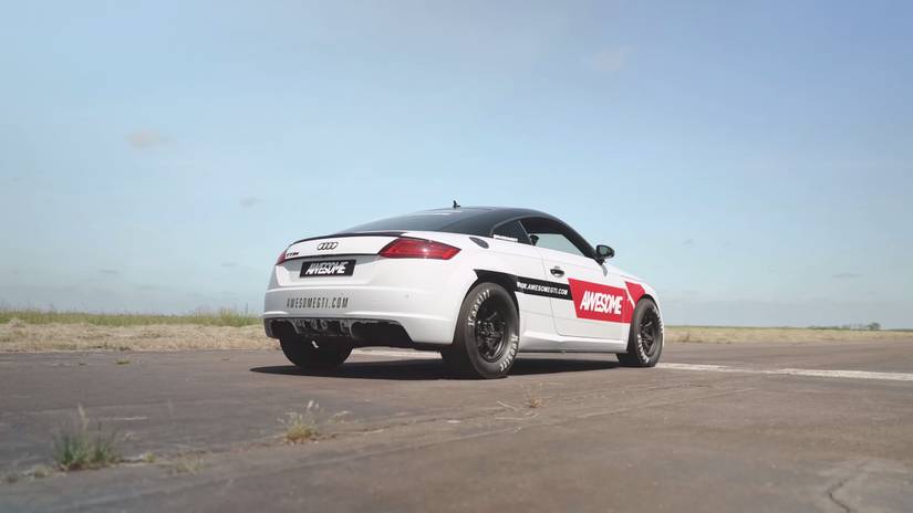 A Highly Modified Audi TTRS Picks On a 1,000 Horsepower Nissan GT-R