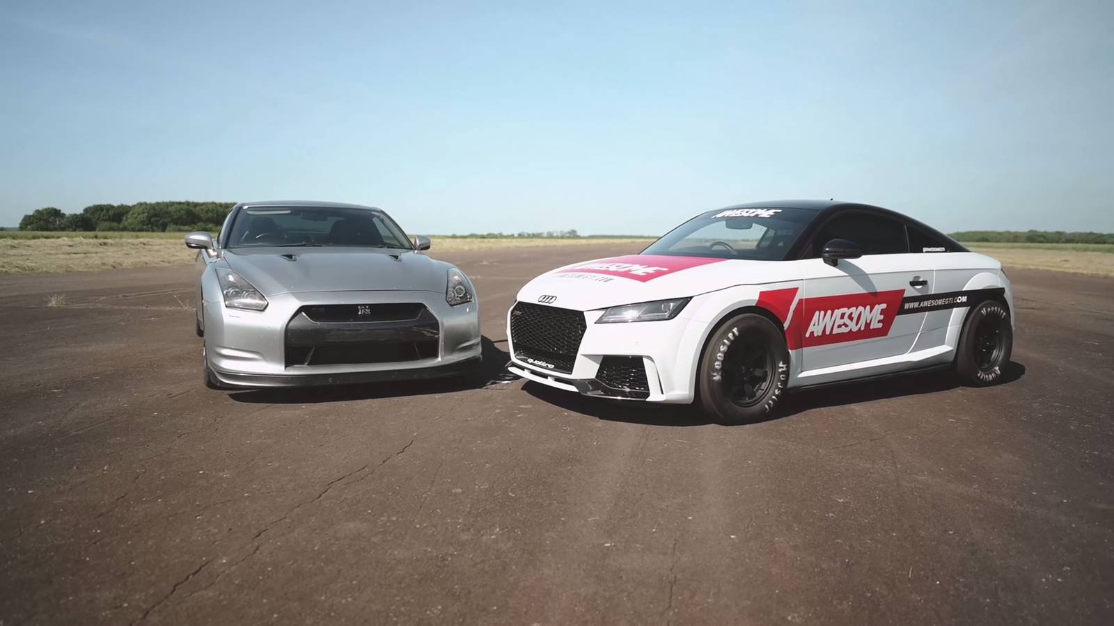 A Highly Modified Audi TTRS Picks On a 1,000 Horsepower Nissan GT-R
