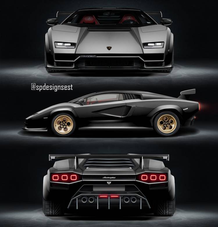 These Renderings Show Us What The New Lamborghini Countach Could Have ...