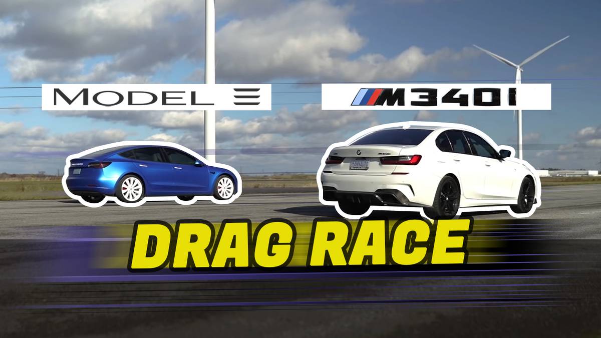 Drag Race: In A Surprising Turn Of Events, A BMW M340i Beats The Tesla ...