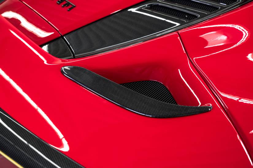 Ventilation Moteur En Fibre De Carbone Véritable Pour Ferrari F8 Spider Tributo - Neuf, Installation Facile