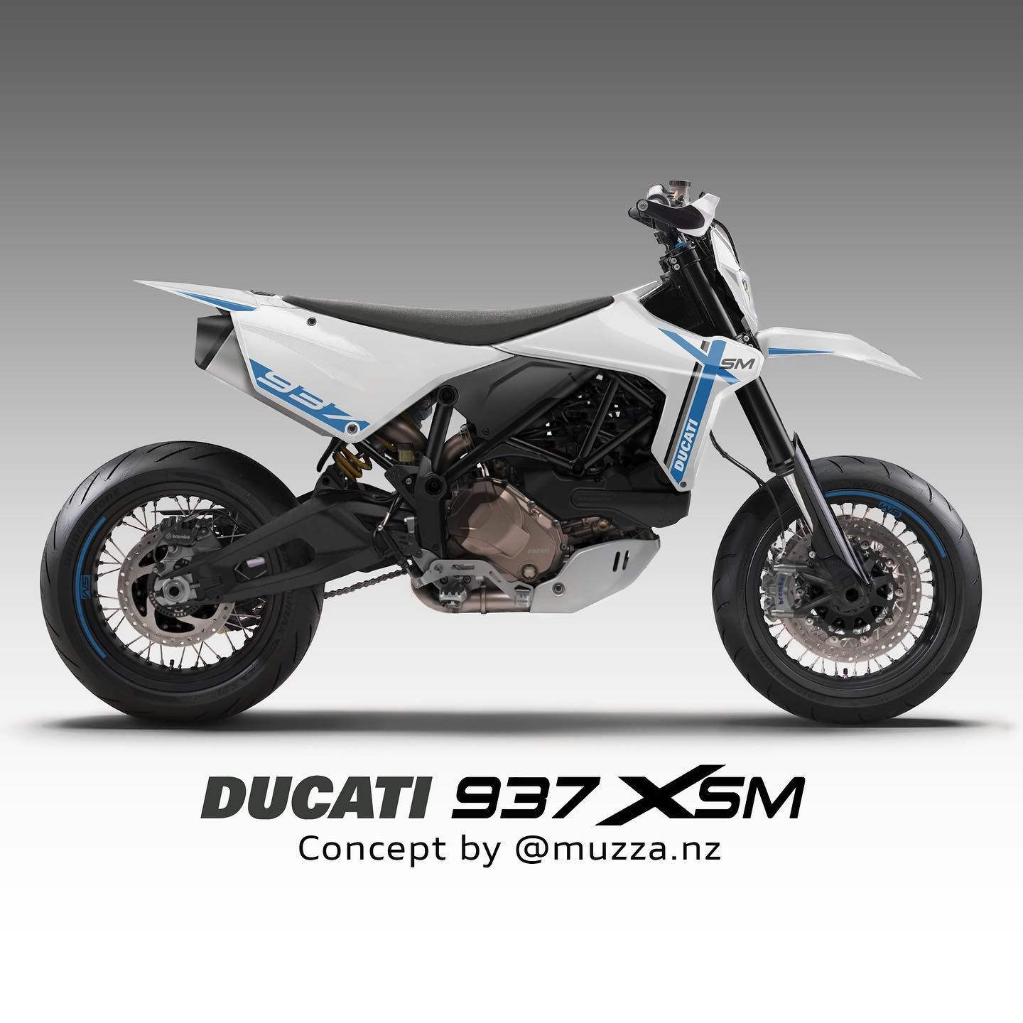This Ducati DesertX-inspired Supermoto Looks More Competent Than A