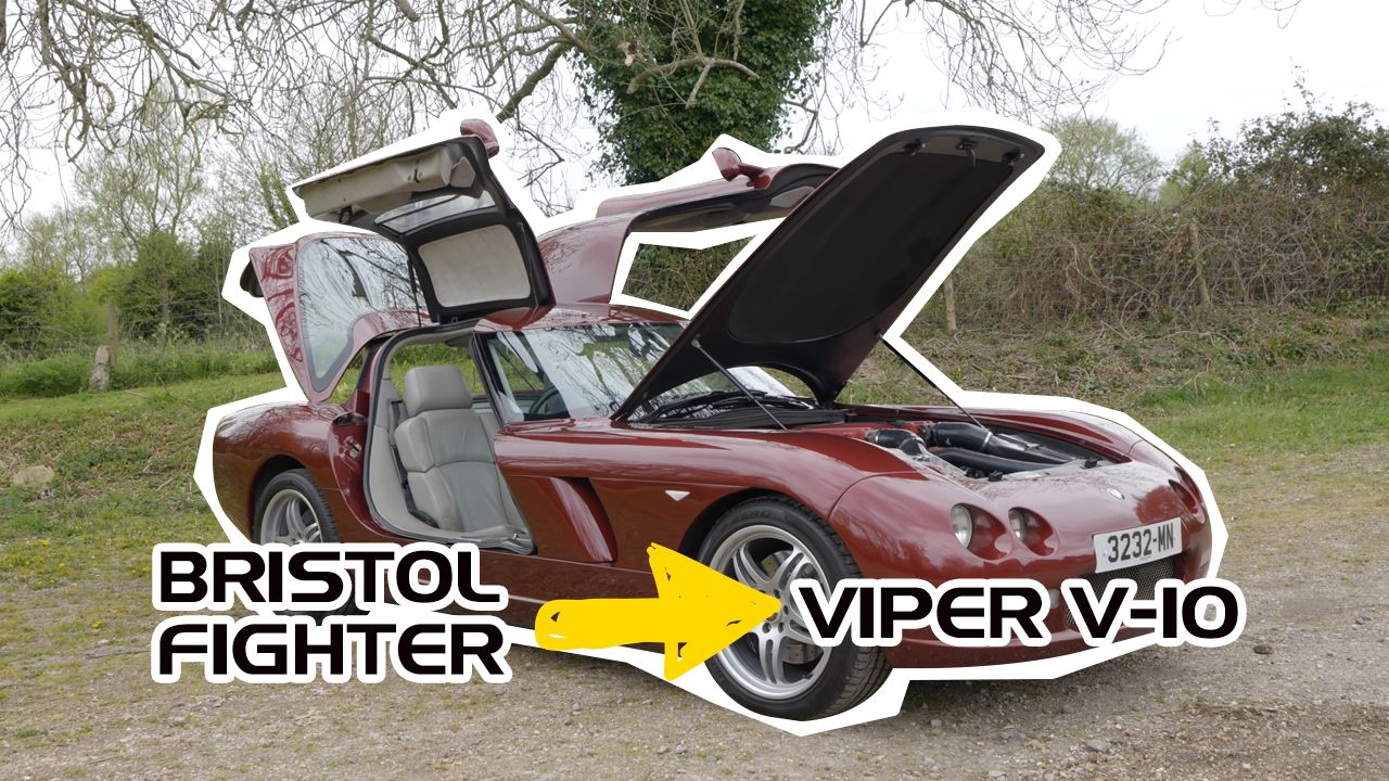2022 Blast From The Past: The Bristol Fighter Is a Viper V-10-powered Unicorn With Gullwing Doors
