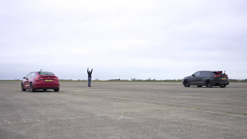 This Tesla Model 3 Is Hell-Bent On Embarrassing The Lamborghini Urus ...