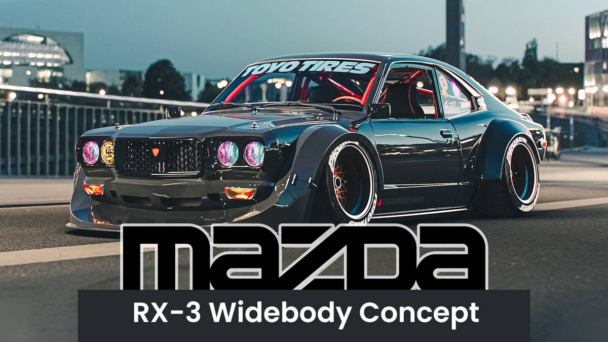 This Mazda RX-3 Widebody Concept is JDM Restomoding Done Right