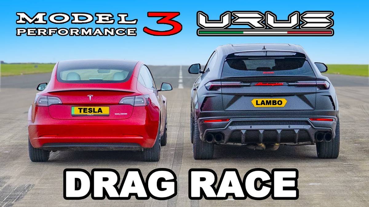 This Tesla Model 3 Is Hell-Bent On Embarrassing The Lamborghini Urus ...