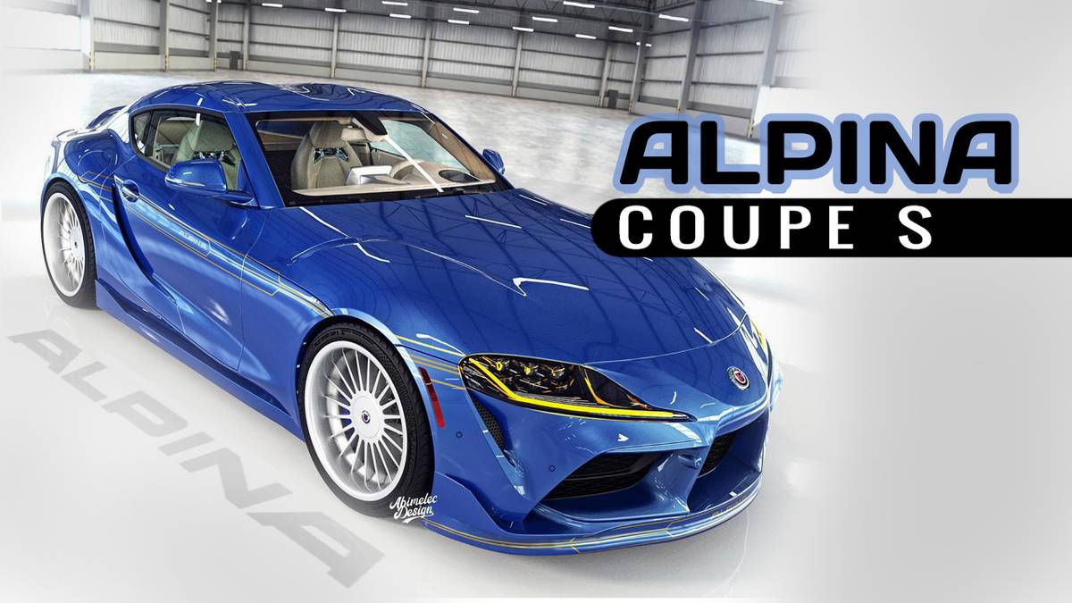 Rendering: An Alpina-Branded Toyota Supra - It's a Love or Hate Affair
