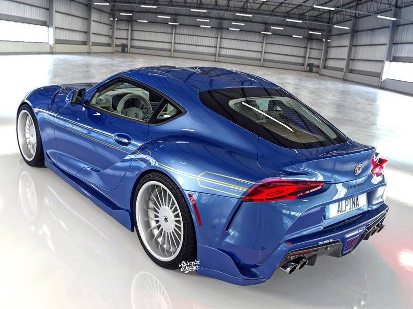 Rendering: An Alpina-Branded Toyota Supra - It's a Love or Hate Affair