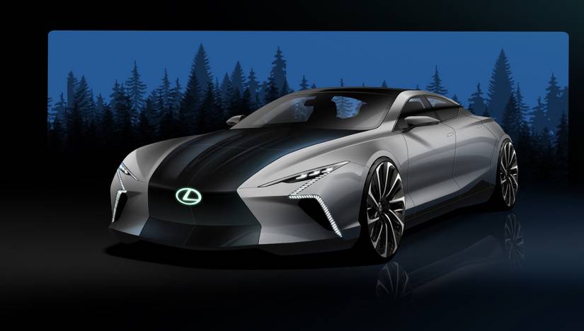 Rendering: This Could be the Electric Lexus Sports Car of the Future