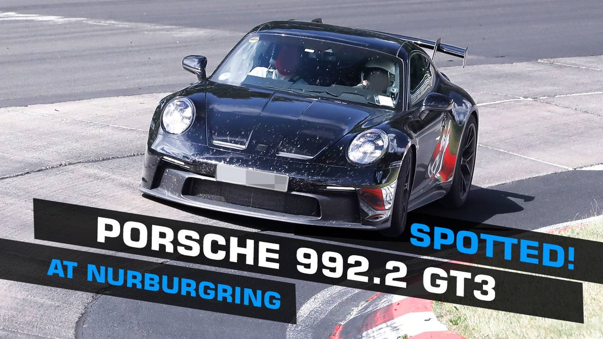 Spy Shots: An Early Look at the 992.2 Porsche 911 GT3