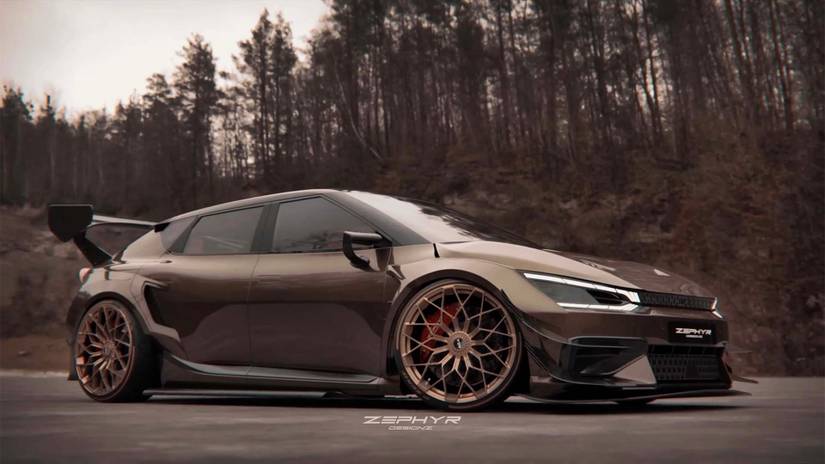 Rendering: The Kia EV6 GT Looks Mean With a Wide Body And Massive Wing