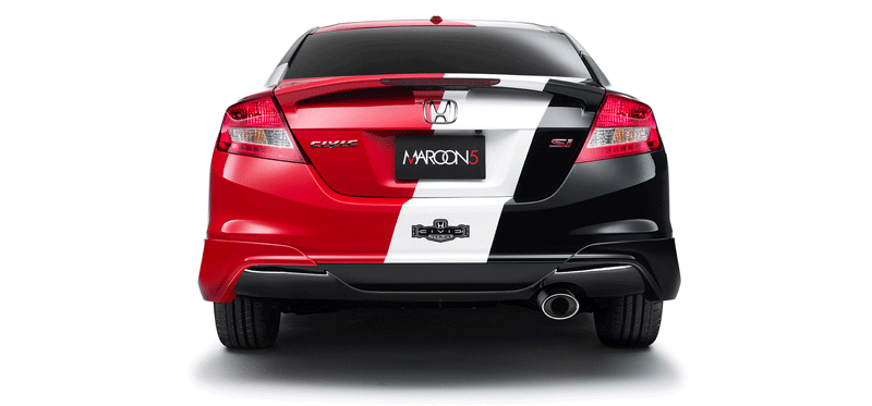 2013 Honda Civic Si Coupe by Maroon 5