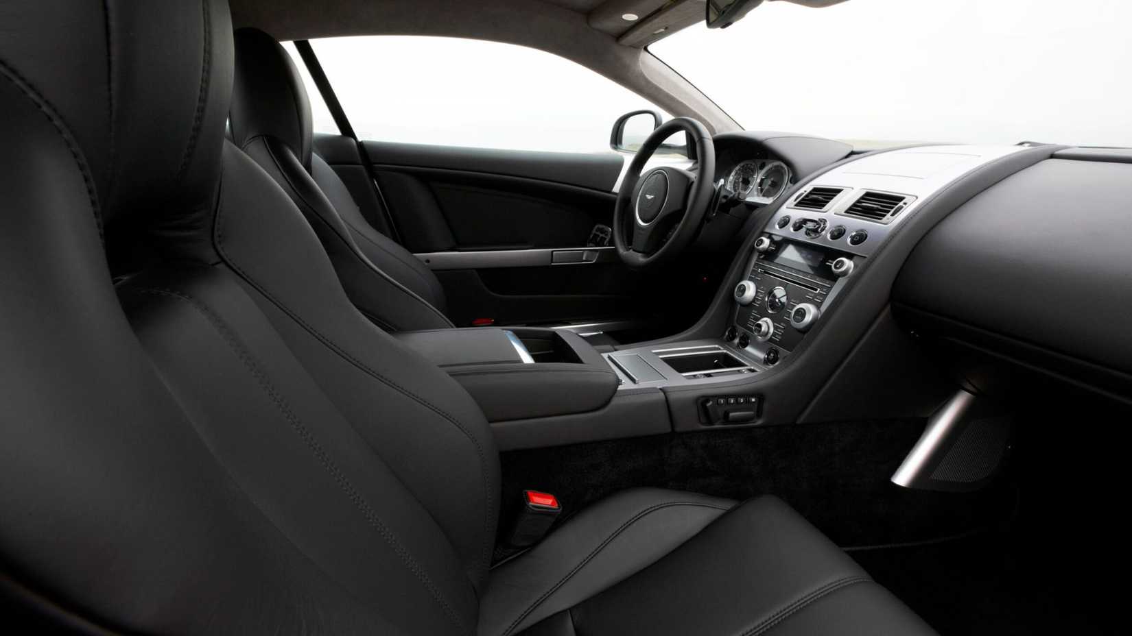 A shot of a 2005-2012 Aston Martin DB9 Coupe Interior