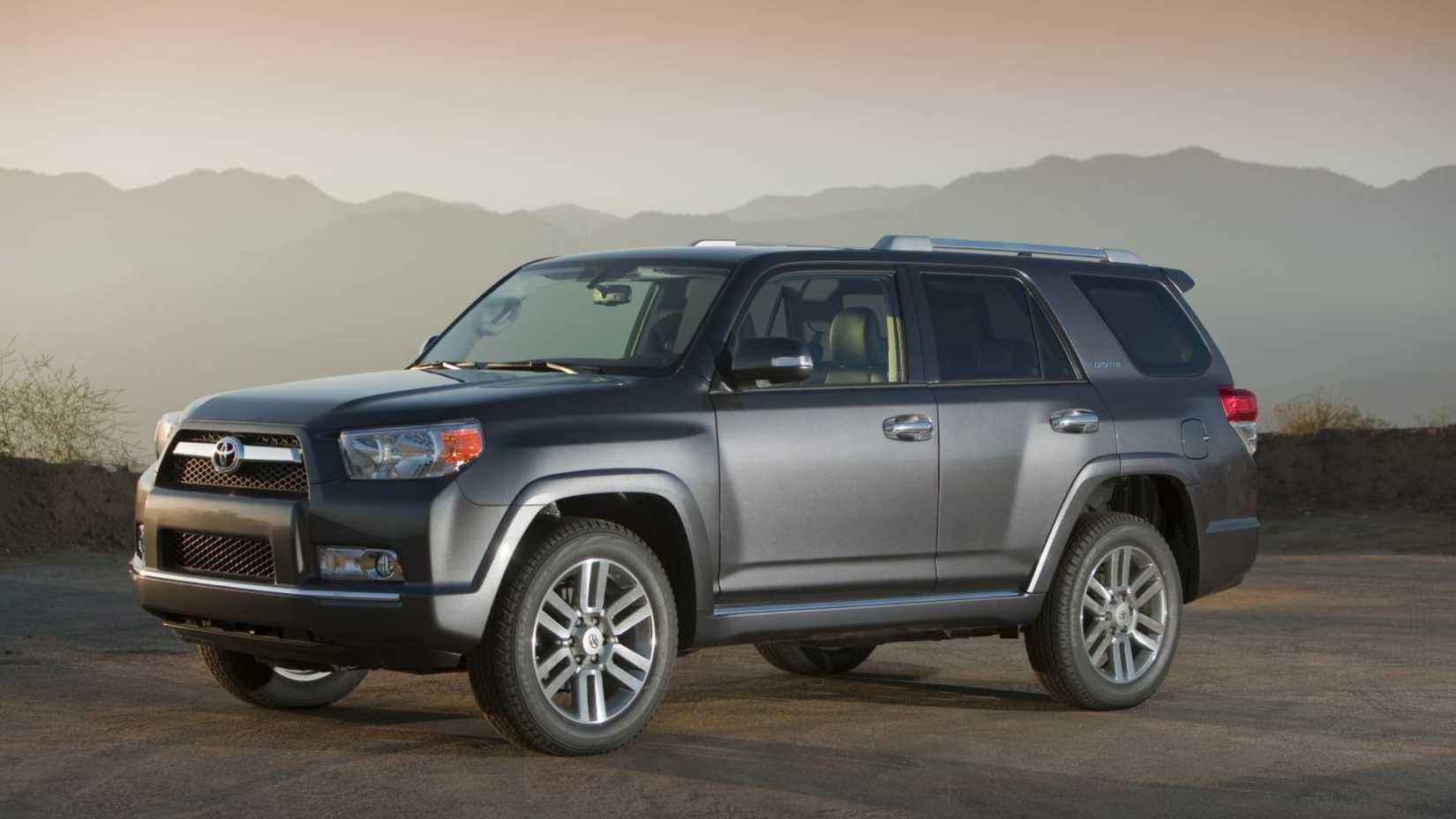 Front 3/4 shot of a 2010 – 2013 Toyota 4Runner parked
