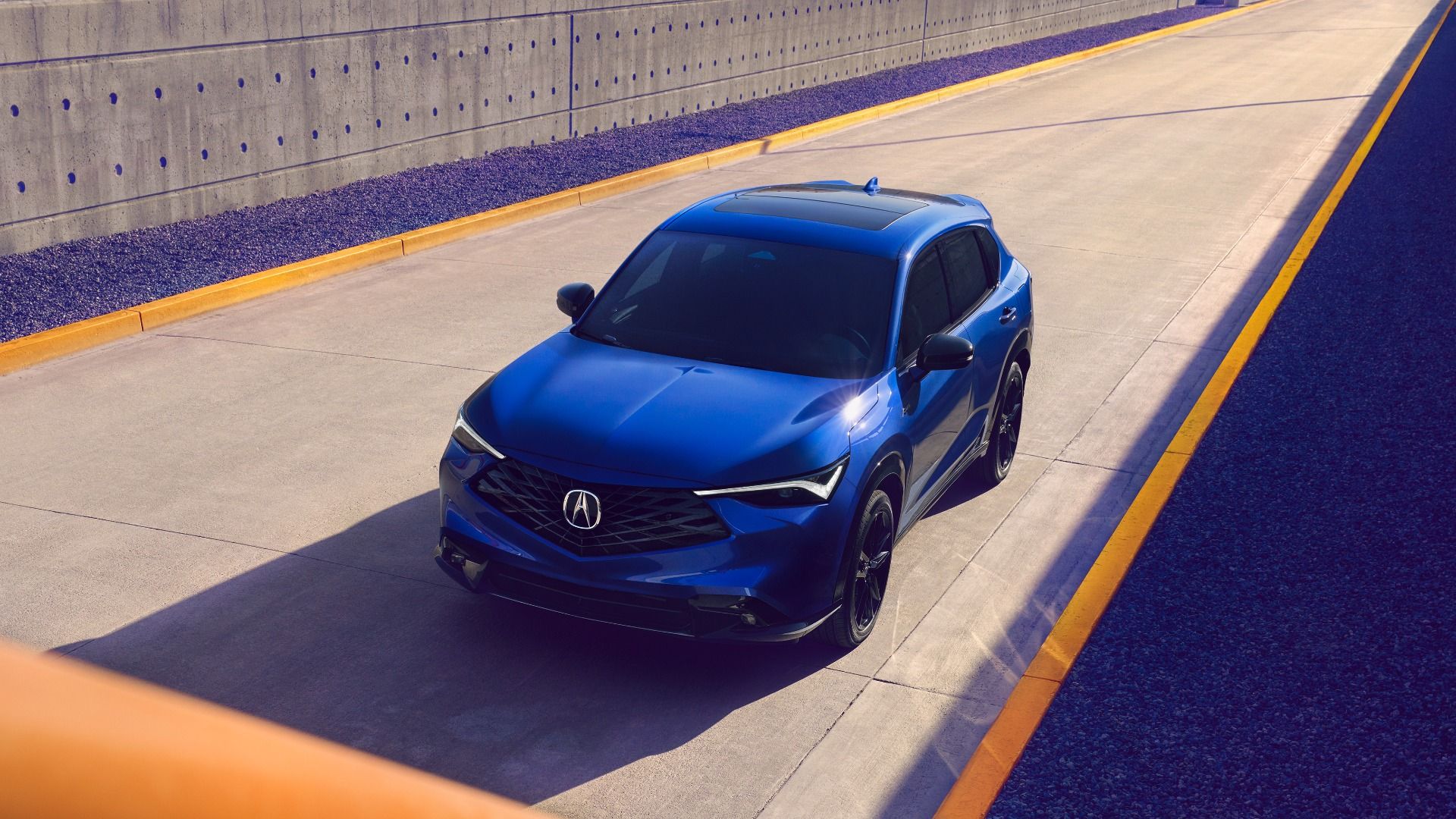 2025 Acura ADX in blue parked