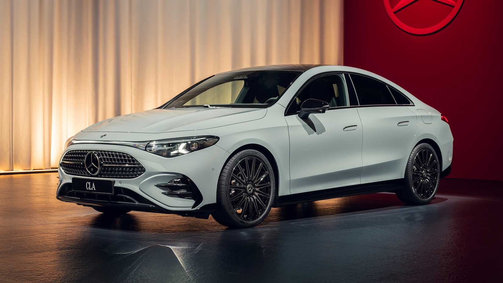 2026 Mercedes-Benz CLA-Class in white parked in studio