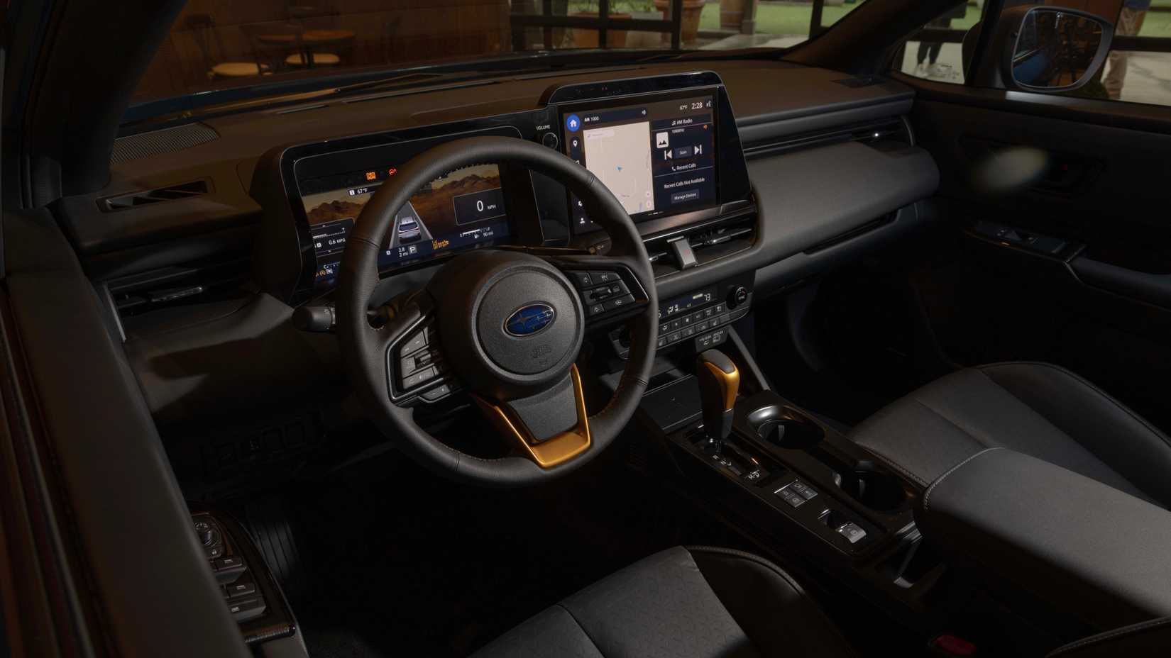 2026 Subaru Outback Wilderness interior dashboard layout