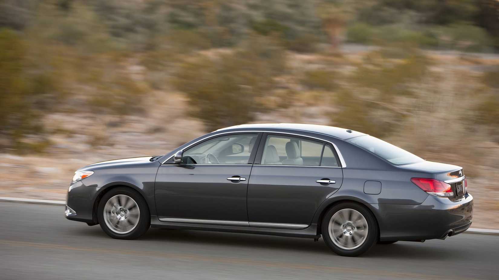 2011-2012 Toyota Avalon side shot driving on the road