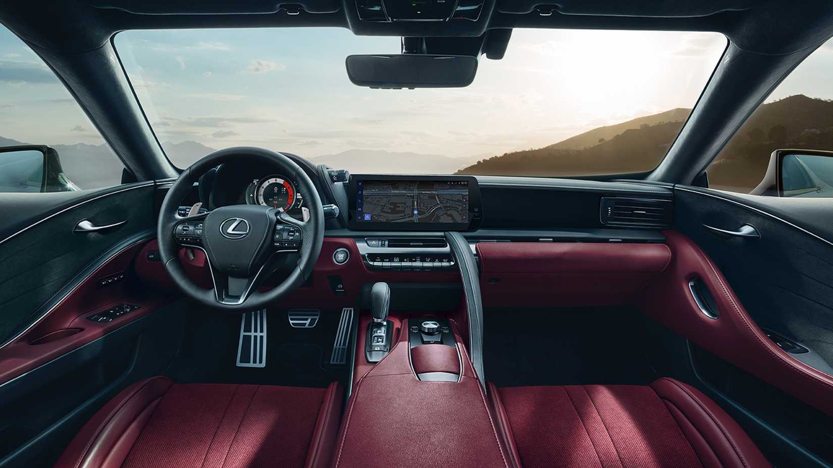 2025 Lexus LC interior showing cabin