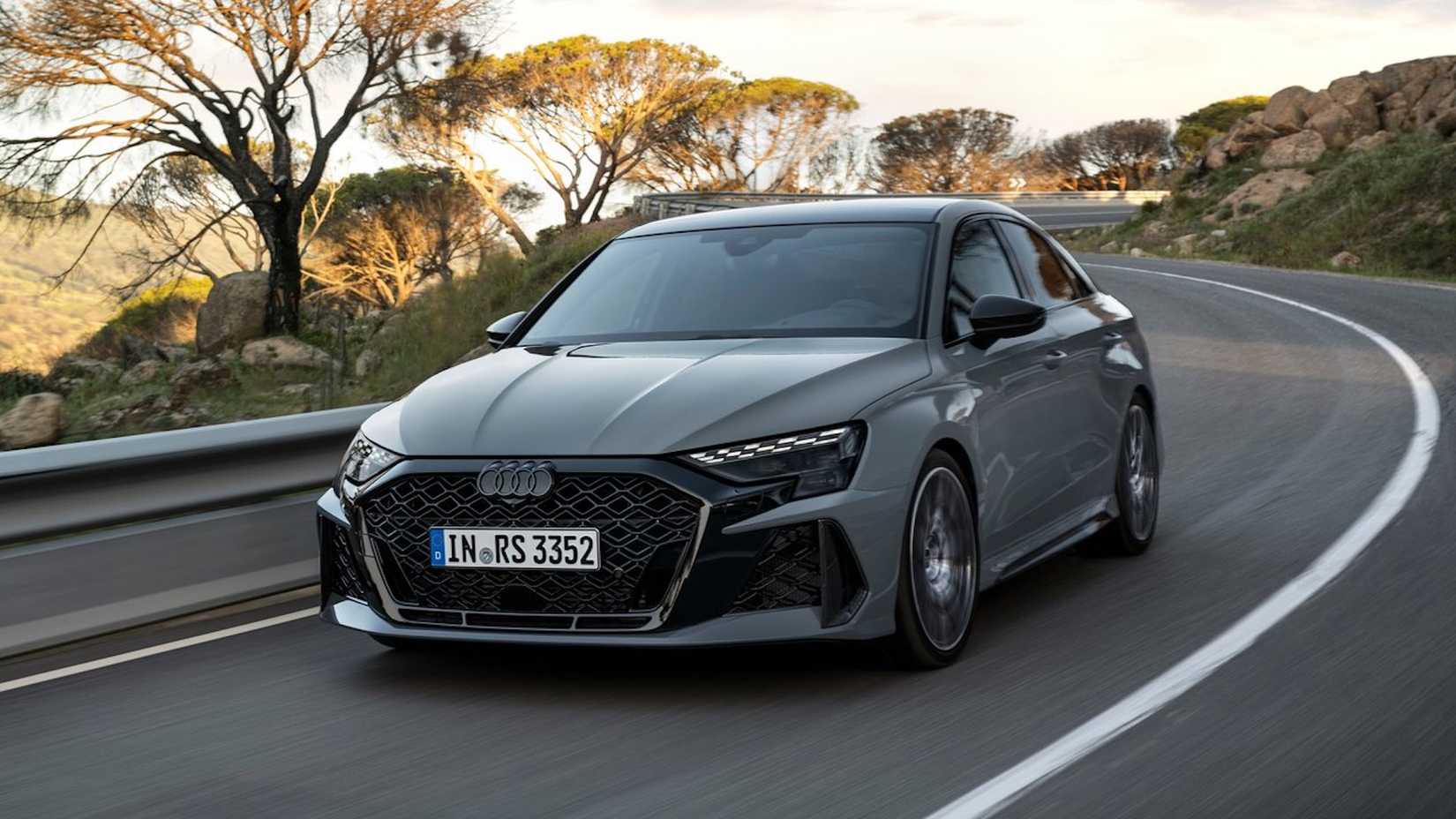 2025 Audi RS3 Sedan in gray