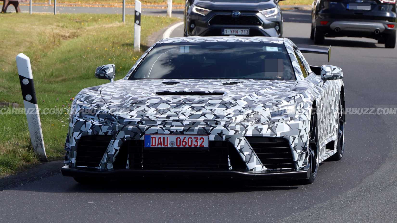 Lexus LFR Prototype spy shot