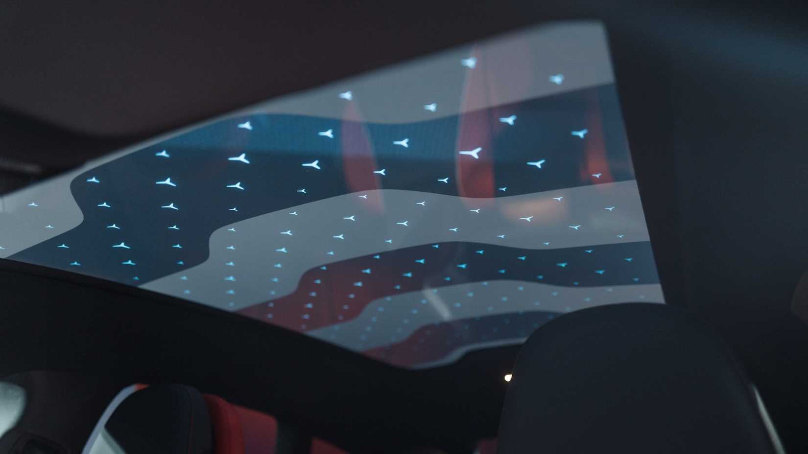 Foto do interior do Mercedes-Benz CLA Shooting Brake 2026 mostrando o teto