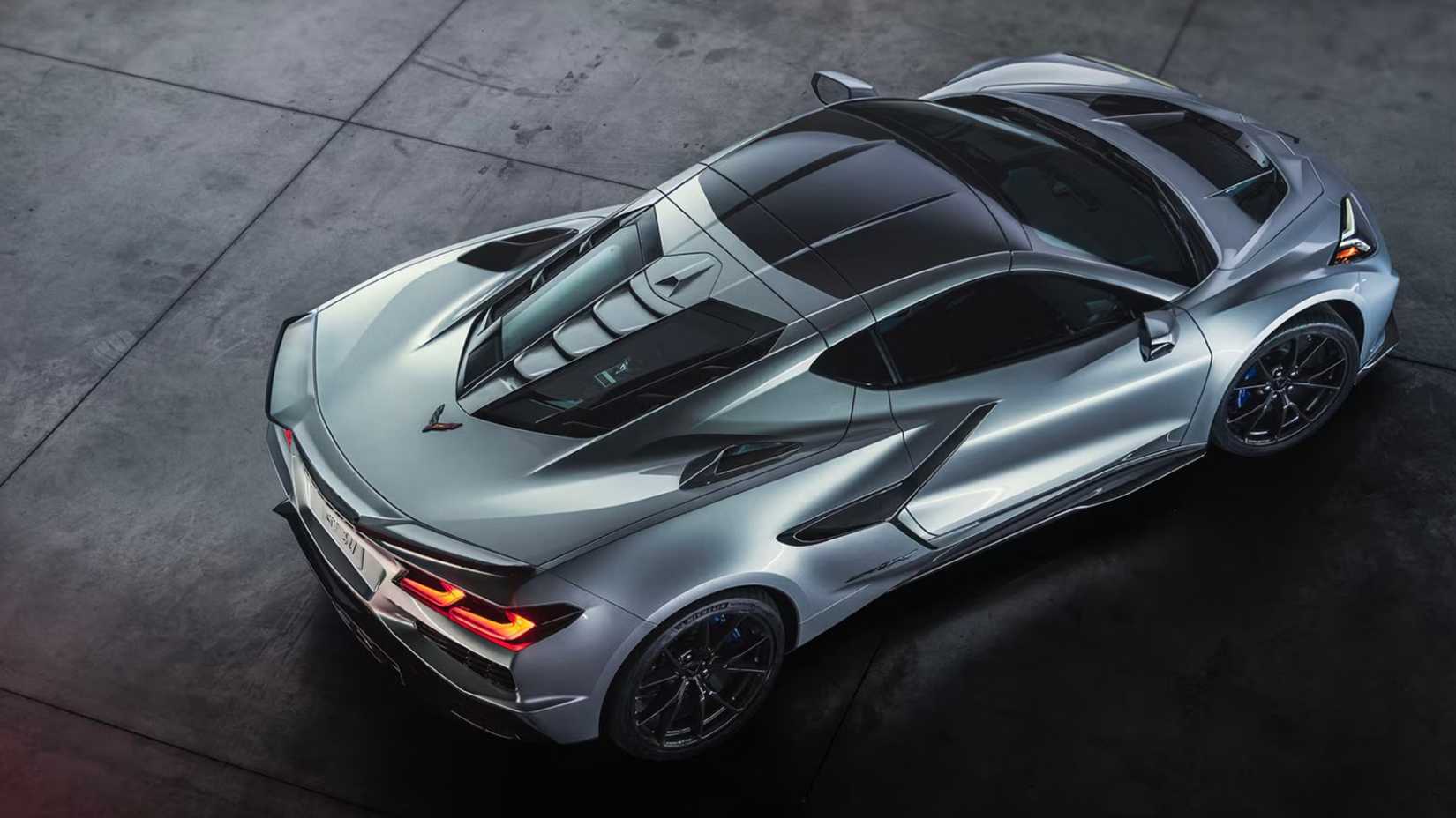 2026 Chevrolet Corvette ZR1X traseiro 3/4 tiro aéreo