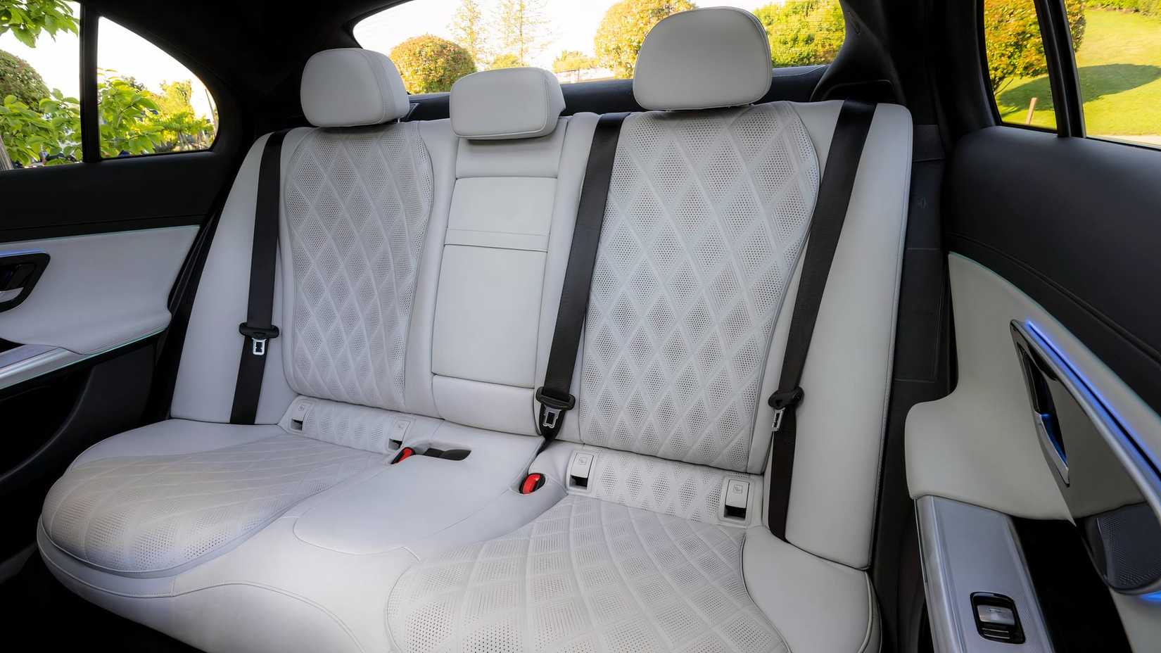 2026 Mercedes-Benz E-Class Sedan interior shot showing Rear Seats