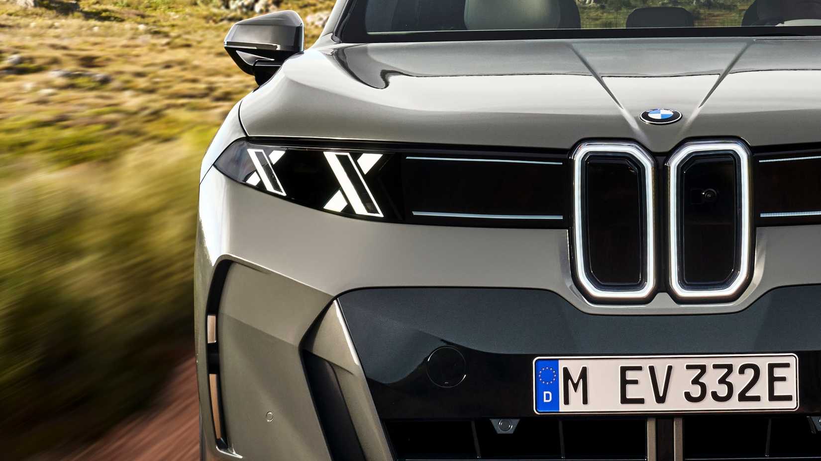 2027 BMW iX5 60 xDrive front shot close-up