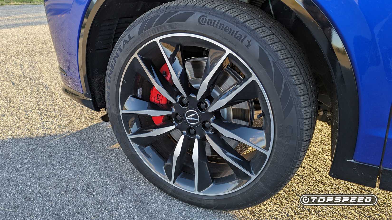 2022 Acura MDX Type S Review Roda de liga leve de 21 polegadas e pinça Brembo