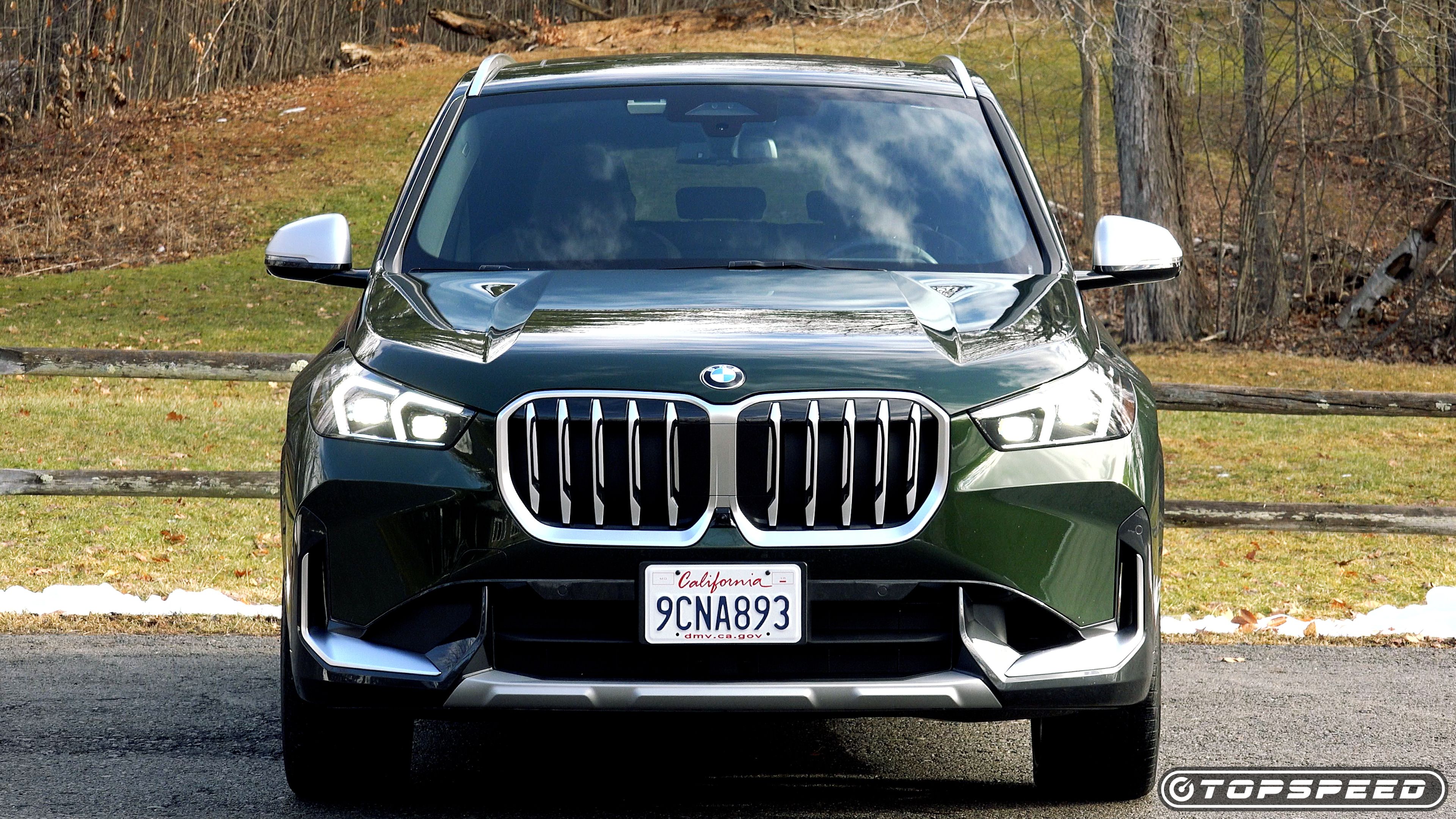 green X1 front grille