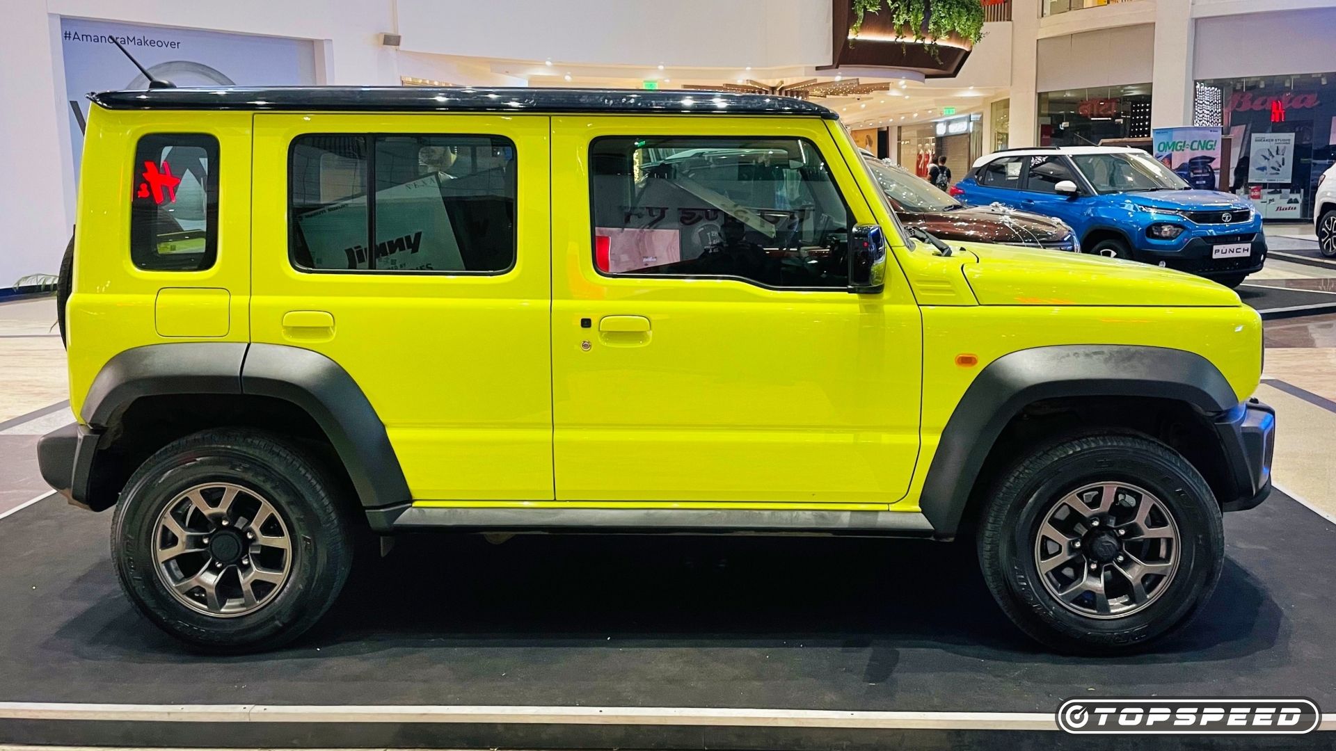 Maruti Suzuki Jimny modified to look like a mini G-Wagen