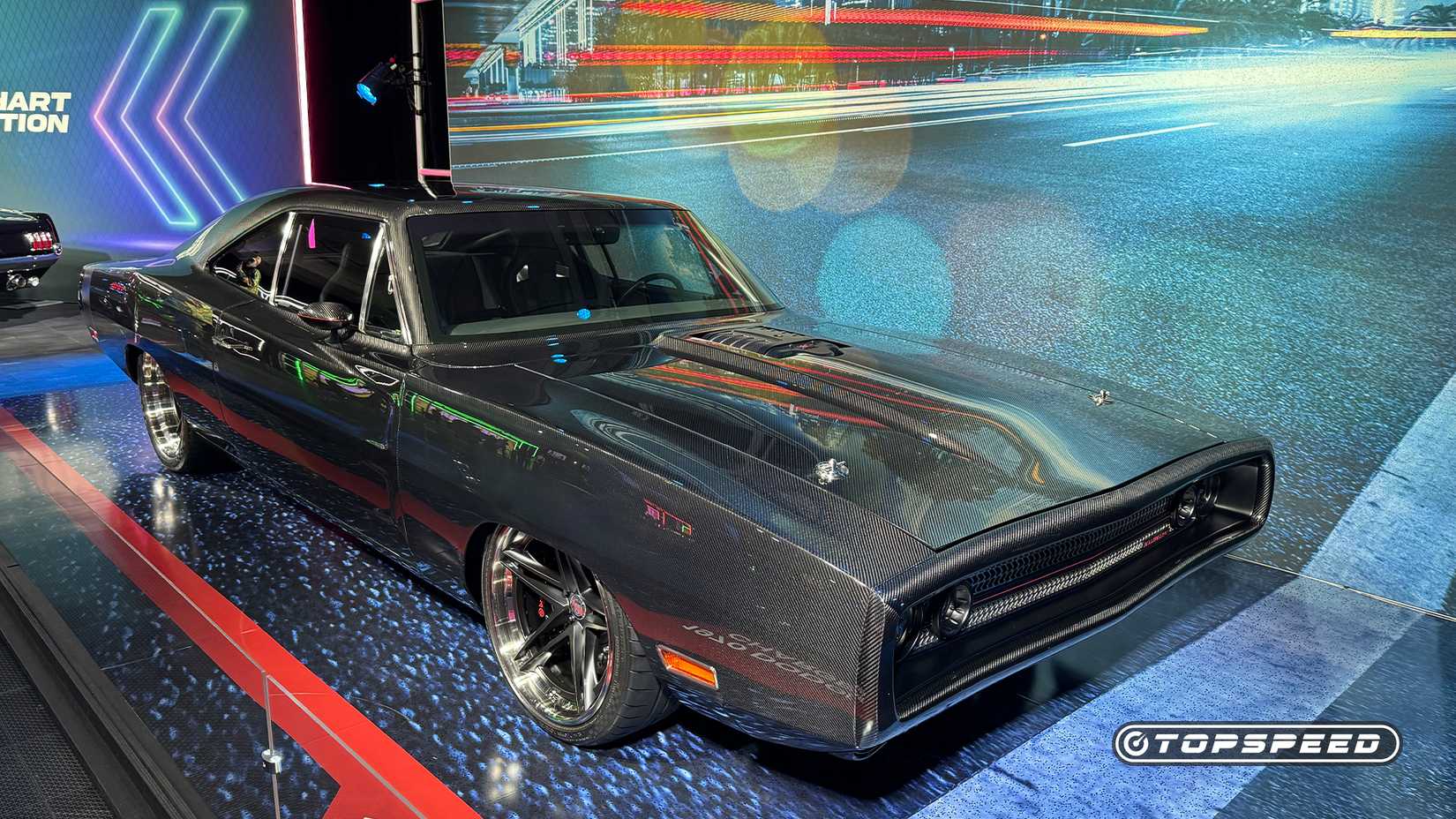 All-carbon fiber 1970 Dodge Charger named "Hellraiser"