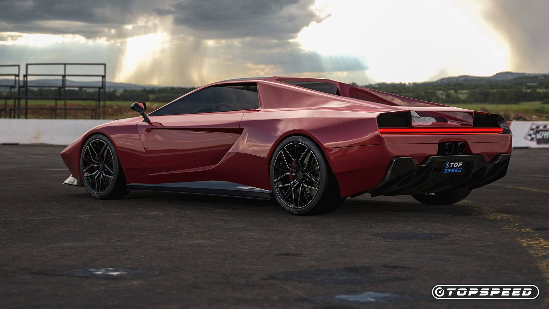 Gn34 Project Exclusive Rendering: Ford's Secret Mid-Engine Supercar From The 80s ...