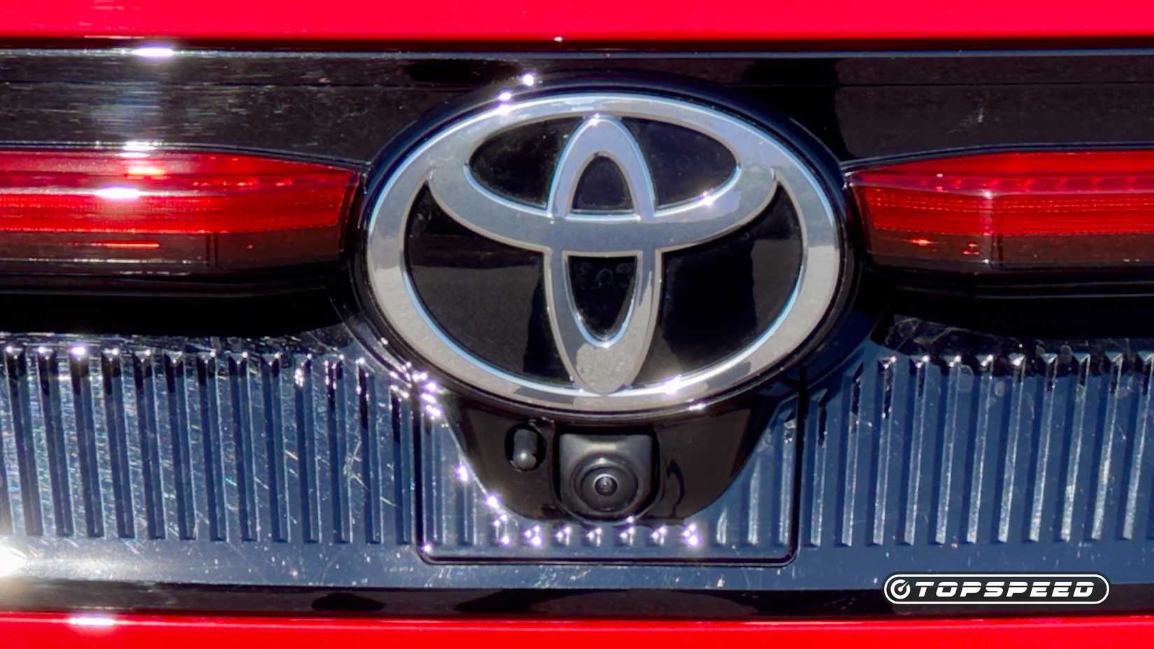 2024 Toyota Crown Limited logo and rear camera