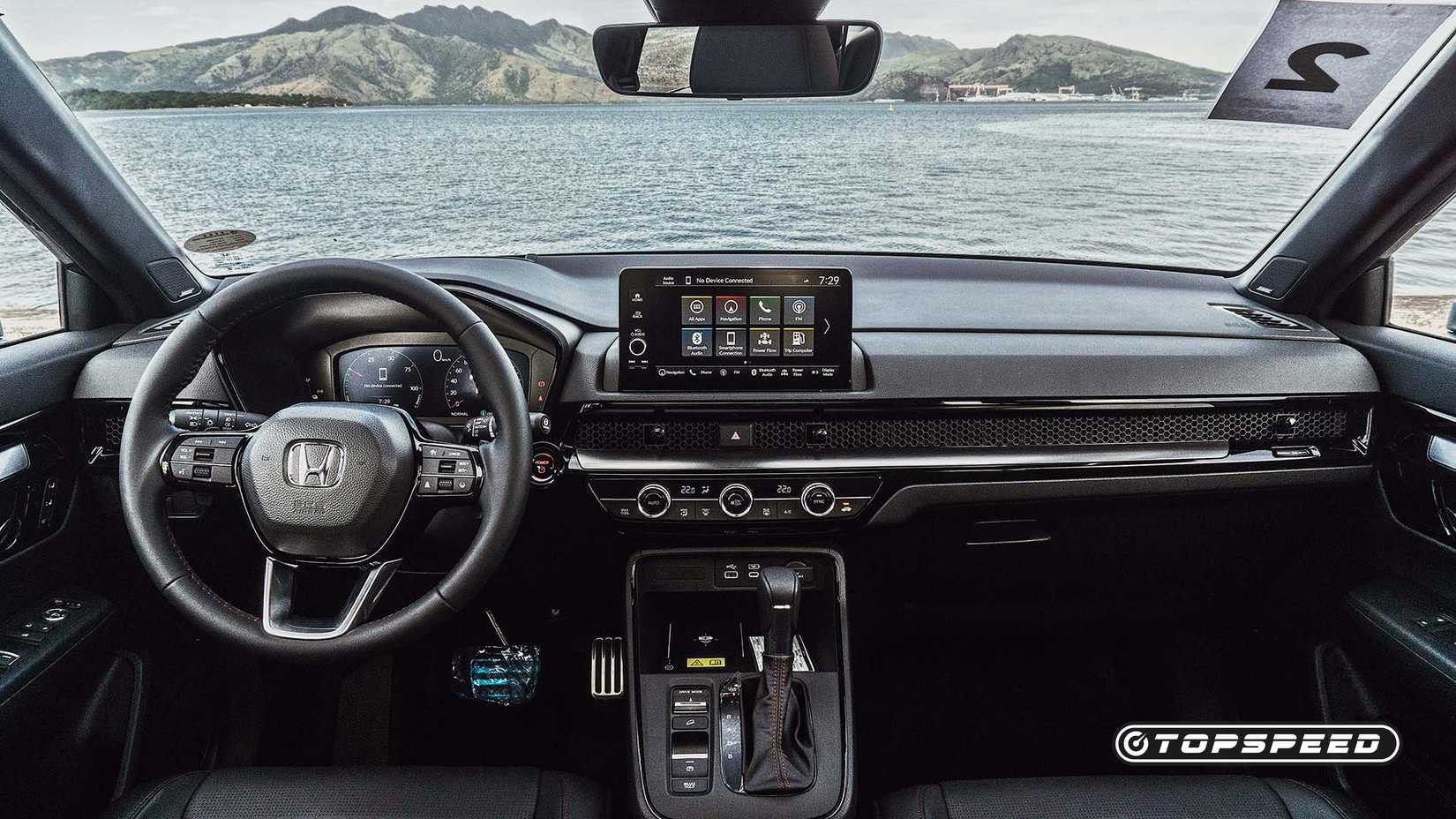 Interior of a 2024 Honda CR-V Hybrid (RS e:HEV).